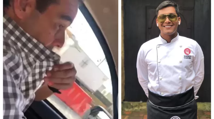Juanda Caribe y broma a su amigo