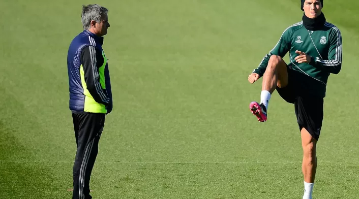Mourinho y Cristiano Ronaldo Mourinho y Cristiano Ronaldo