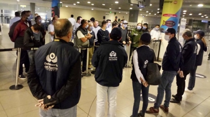 Una captura entre el grupo de 64 connacionales