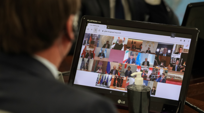 Reunión virtual del G20 por el Covid-19