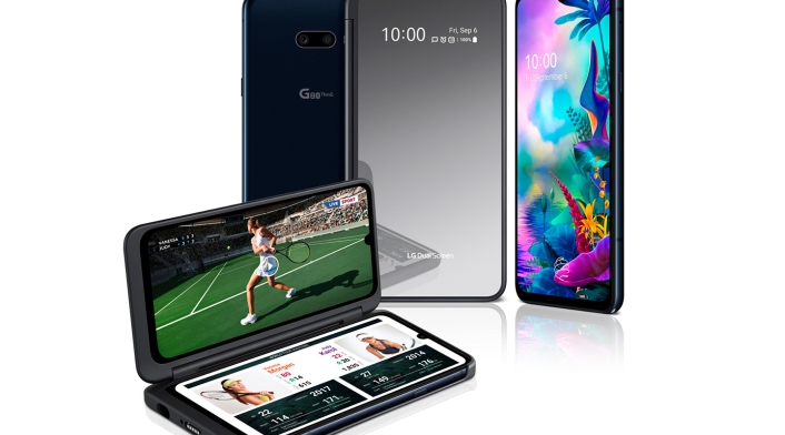 El G8 X ThinQ maneja una doble pantalla