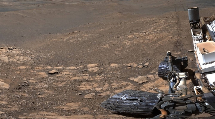 Imagen del rover en Marte