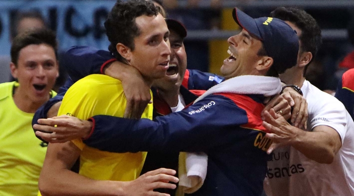 Copa Davis, Colombia vs Argentina