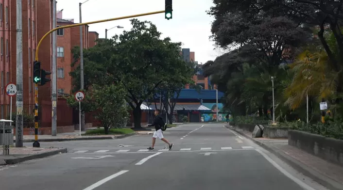 Aislamiento preventivo en Bogotá