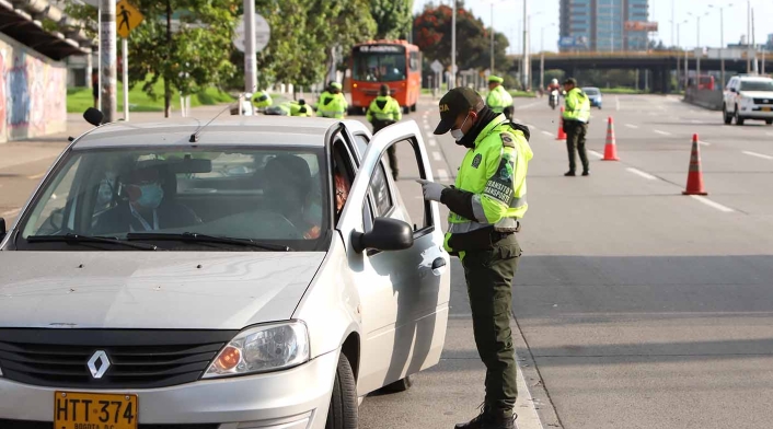 Aislamiento preventivo en Bogotá