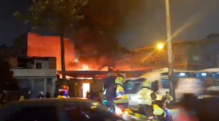 Incendio en la carrera 68