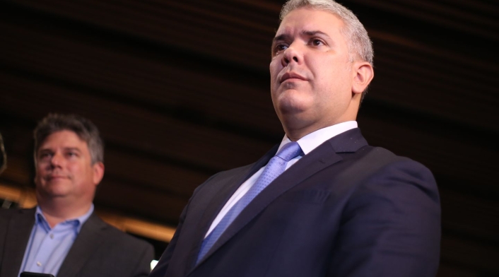 El presidente Iván Duque.