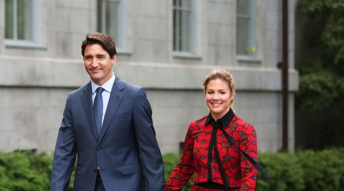 Justin Trudeau y Sophie Gregorie Trudeau, su esposa Justin Trudeau y Sophie Gregorie Trudeau, su esposa