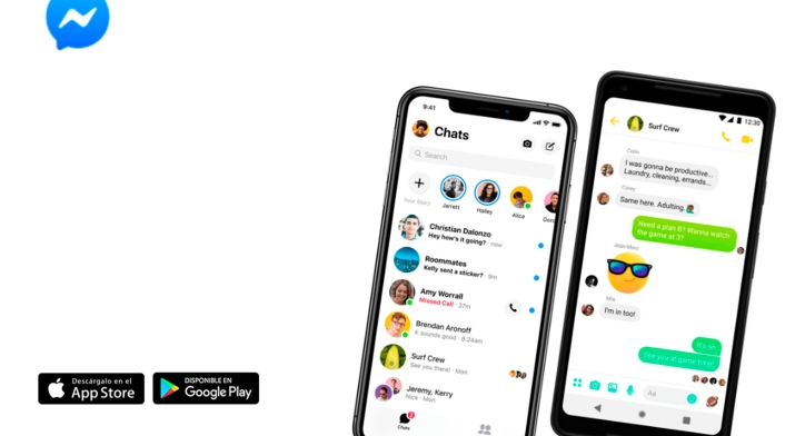 Facebook Messenger, app de mensajería Facebook Messenger, app de mensajería
