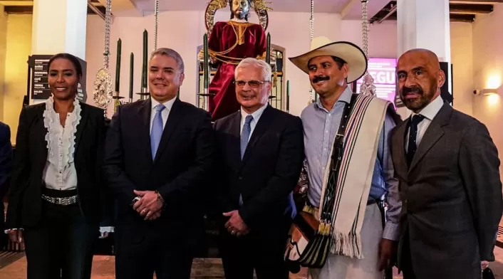 Alcalde de Popayán con Duque Alcalde de Popayán con Duque