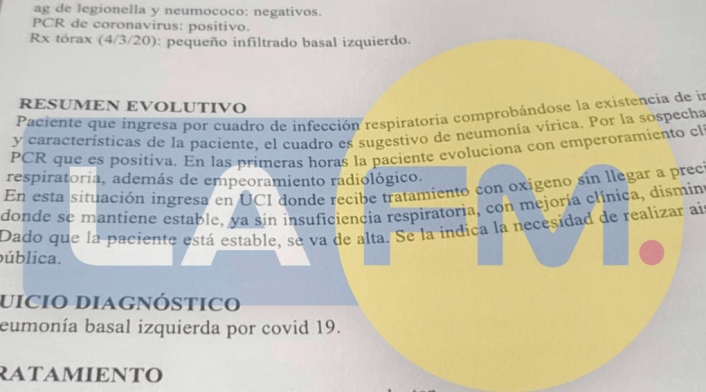Diagnóstico colombiana con coronavirus en España Diagnóstico colombiana con coronavirus en España