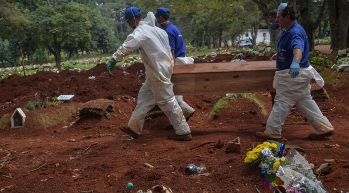 Cementerio en Brasil