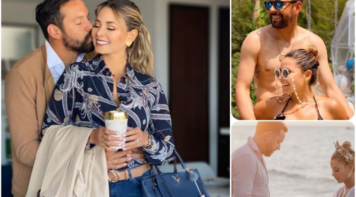 Melissa Martínez y su esposo Matías Mier