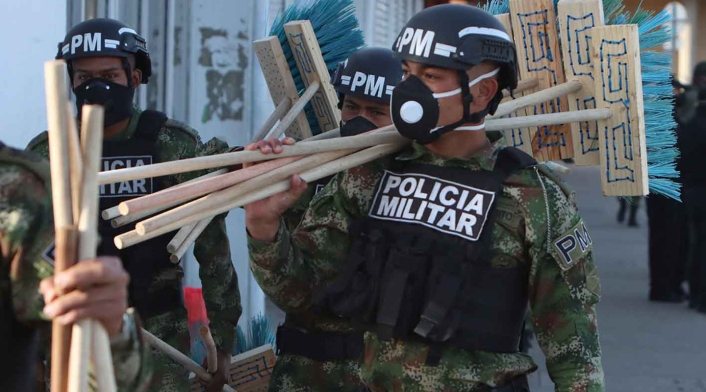 Así fue el proceso de desinfección de Corabastos en Bogotá en medio de la amenaza del coronavirus.