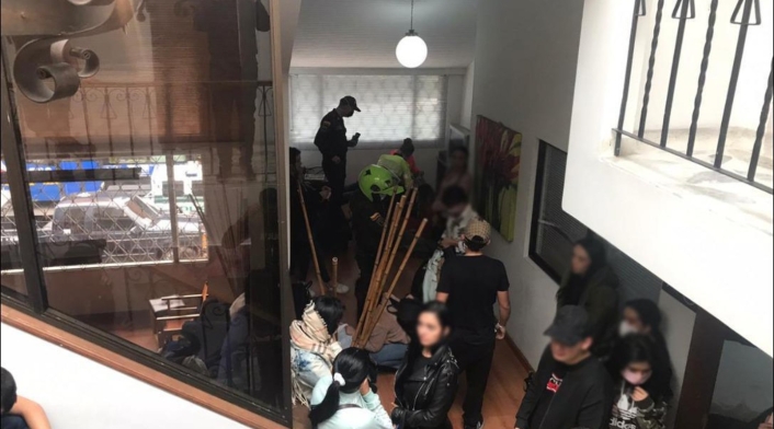 Fiesta en Bogotá en medio de cuarentena