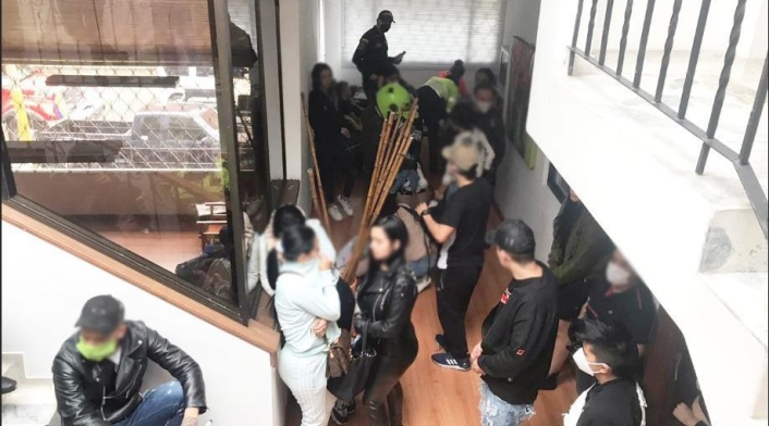Fiesta en Bogotá en medio de cuarentena