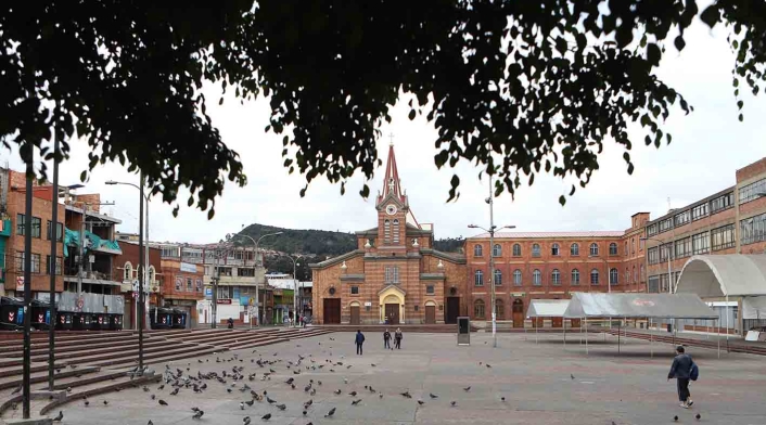 Iglesias-Domingo de Ramos en Bogotá durante cuarentena