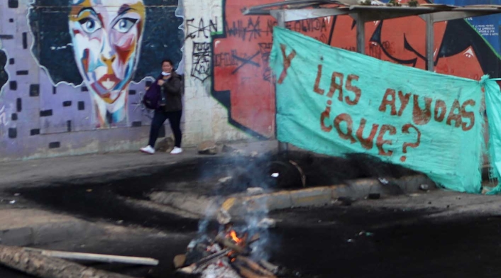 Estas protestas llevan varios días en estos puntos del sur de la ciudad