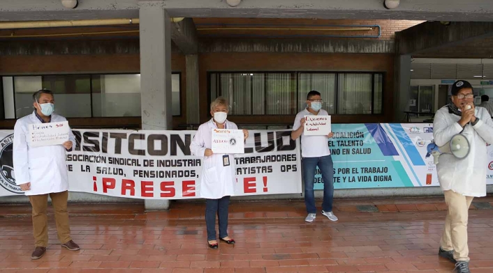 El propósito fue reclamar por mejor condiciones laborales.