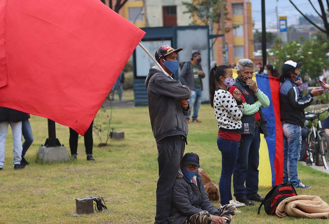 Protestas en la cuarentena / reclamos en alcaldía de Ciudad Bolívar