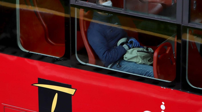 Uso de tapabocas en Transmilenio