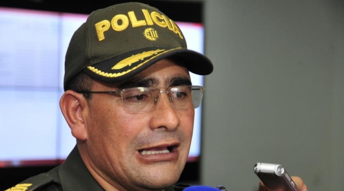 Coronel José Luis Palomino Comandante Policía en Cúcuta