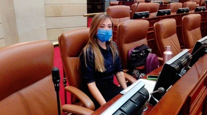 Katherine Miranda, representante a la Cámara
