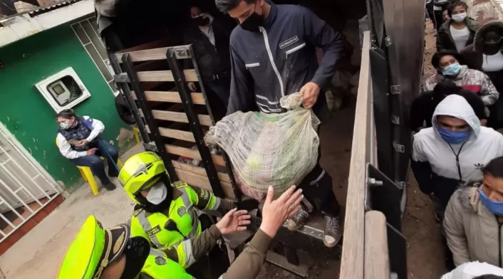 Entrega de mercados Entrega de mercados en Bogotá