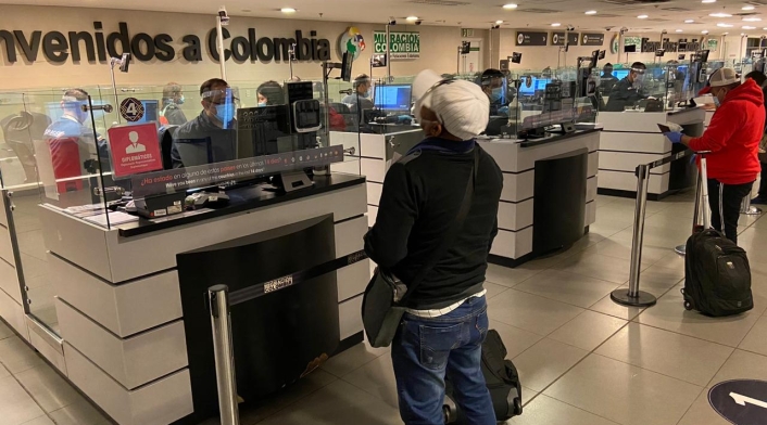 Colombianos retornados en vuelos humanitarios