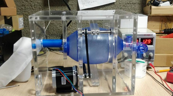 Prototipo de los respiradores artificiales desarrollados en Medellín