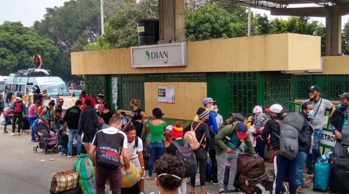 Salida de venezolanos de Colombia