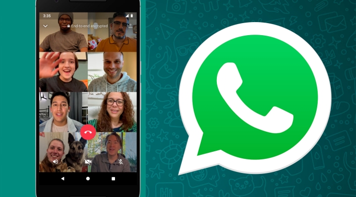 videollamadas de WhatsApp videollamadas de WhatsApp con ocho integrantes