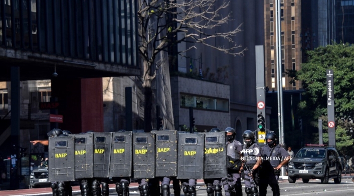 Protestas en Brasil entre seguidores de Bolsonaro y opositores