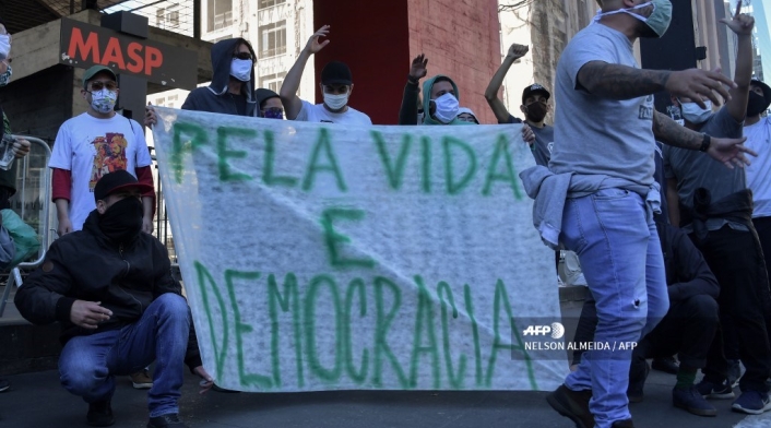 Protestas en Brasil entre seguidores de Bolsonaro y opositores