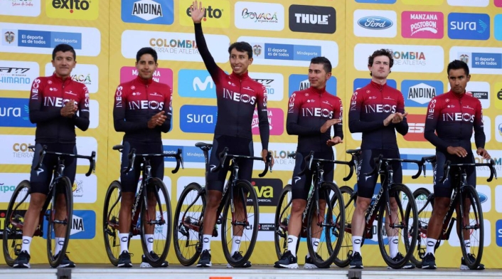 Team Ineos en el Tour Colombia 2020