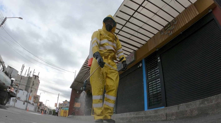 Limpieza de calles en Kennedy