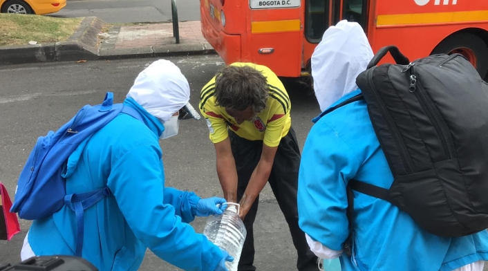 Habitantes de calle de Antonio Nariño fueron atendidos, en plena pandemia