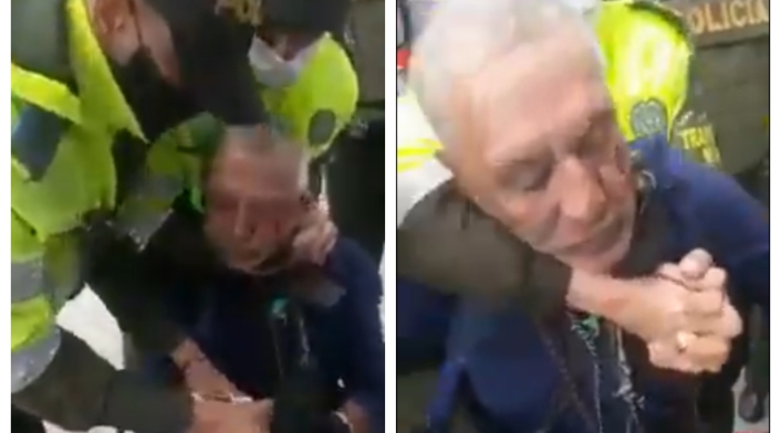 Vendedor ambulante agredido en Bogotá
