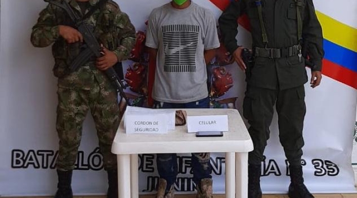 La captura se llevó a cabo en Planeta Rica