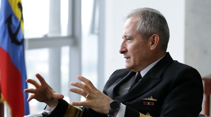 Almirante Evelio Ramírez, comandante de la Armada