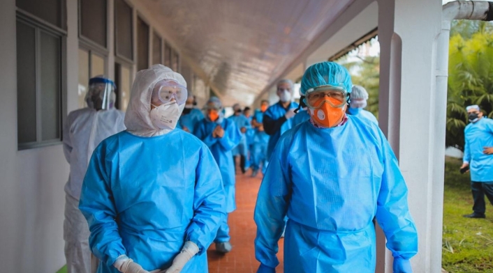 Fernando Ruíz, ministro de Salud en su visita al Amazonas Fernando Ruíz, ministro de Salud en su visita al Amazonas
