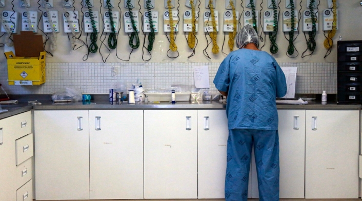 Coronavirus en Brasil / médicos que atienden a contagiados