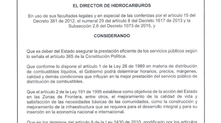 Decreto en Tumaco