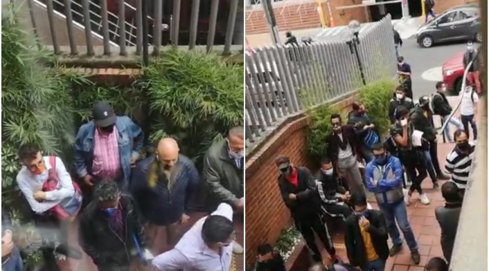 Denuncian aglomeración en Teusaquillo para reclamar medicamentos