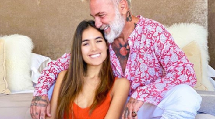 Gianluca Vacchi y Sharon Fonseca