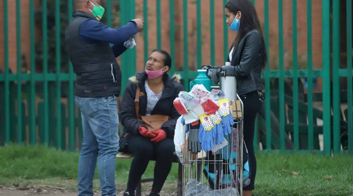 Vendedores ambulantes - Cuarentena en Colombia