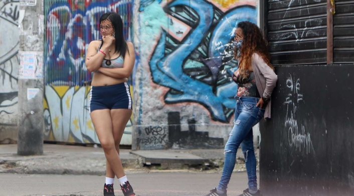 Trabajadoras sexuales en Bogotá / coronavirus en Colombia