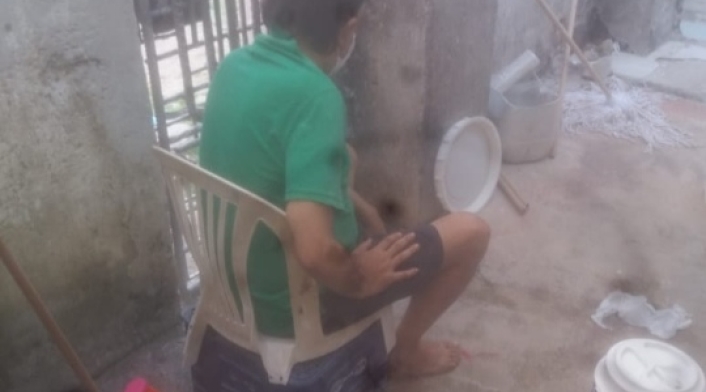 en video hicieron publica la manera como se encontraban los dos afectados de COVID19 en el centro penitenciario