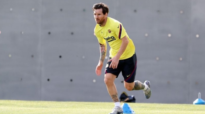 Lionel Messi- entrenamientos