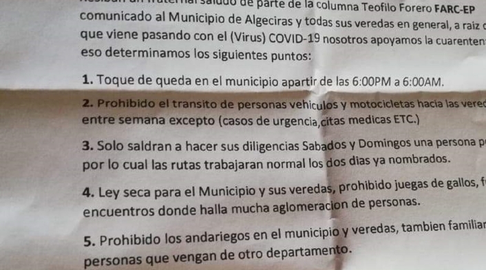 Panfleto Huila
